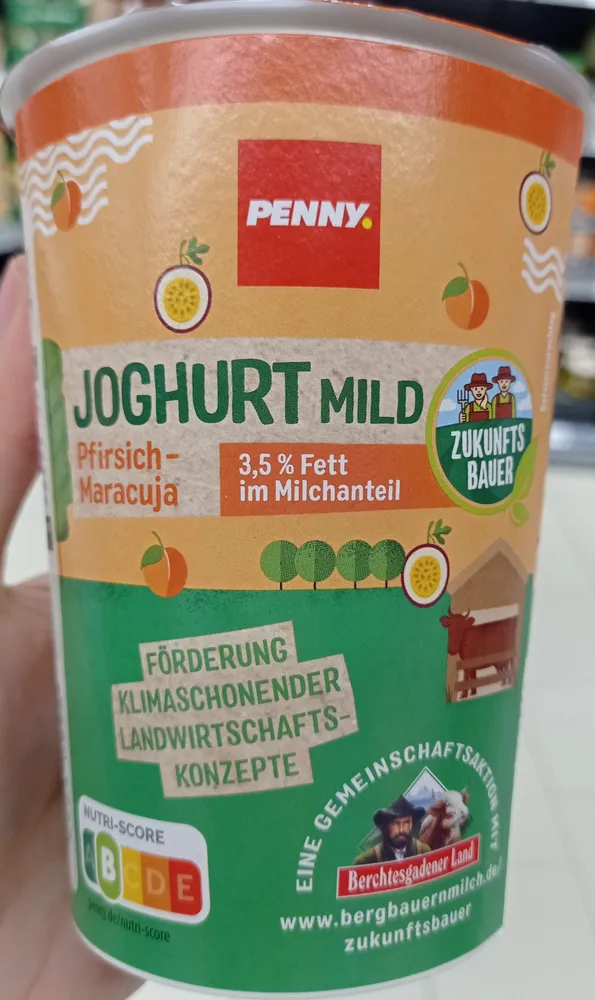 Joghurt mild Pfirsich-Maracuja