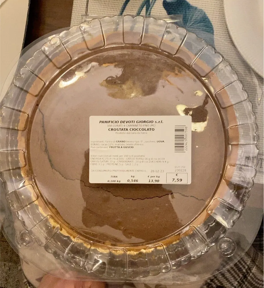 Crostata cioccolato