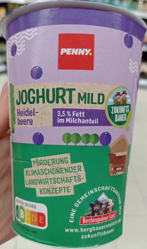 Joghurt mild Heidelbeere