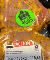 Schweins-Steak Knoblauch