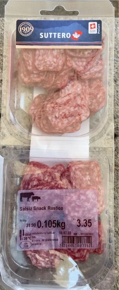 Salsiz snack rustico