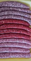 Chipo oignons persil, chipos nature, merguez