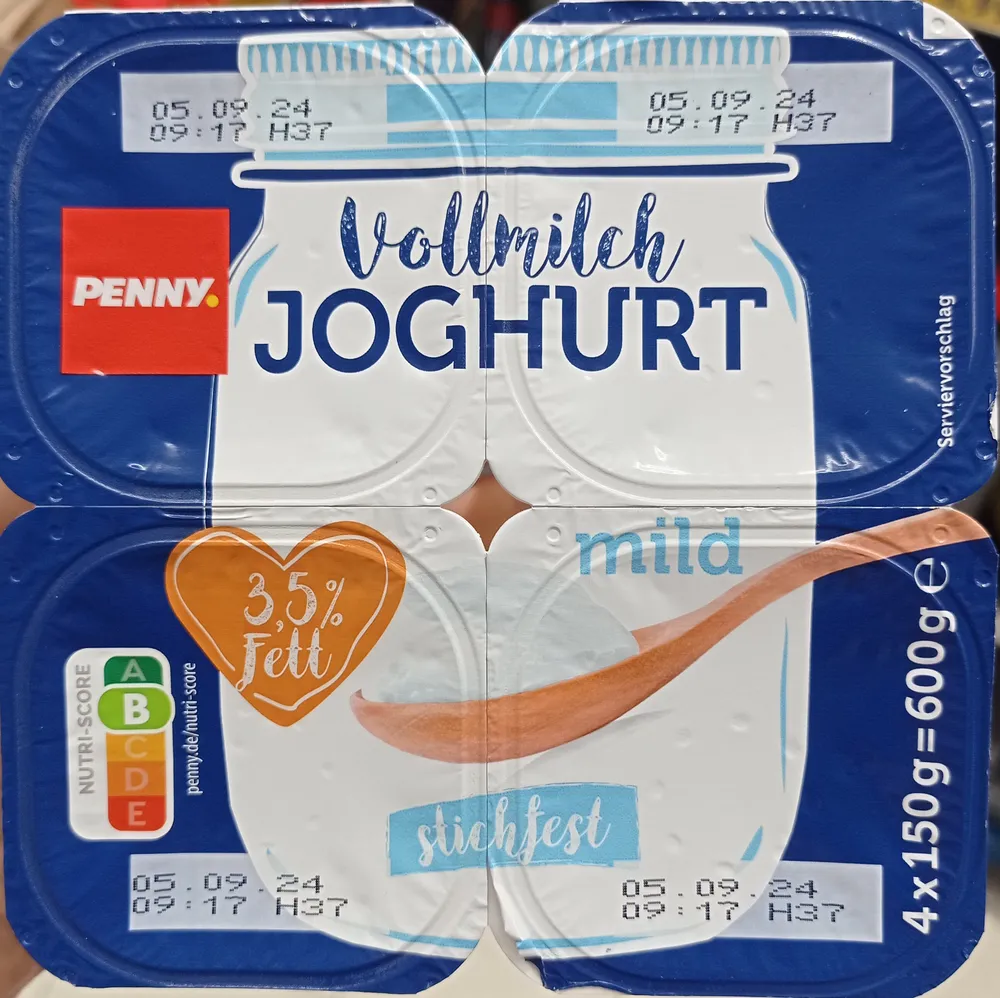 Vollmilch-Joghurt mild 3,5 % Fett