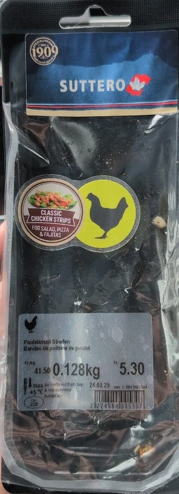 Pouletbrust Streifen