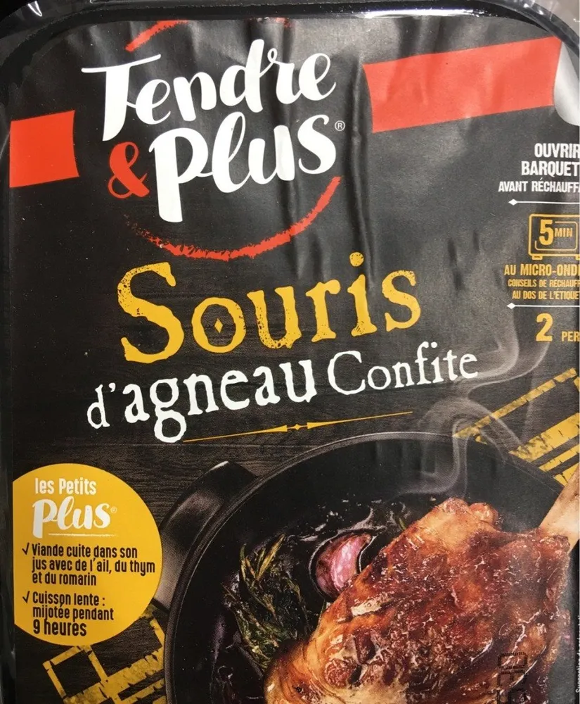 Souris d'agneau confite