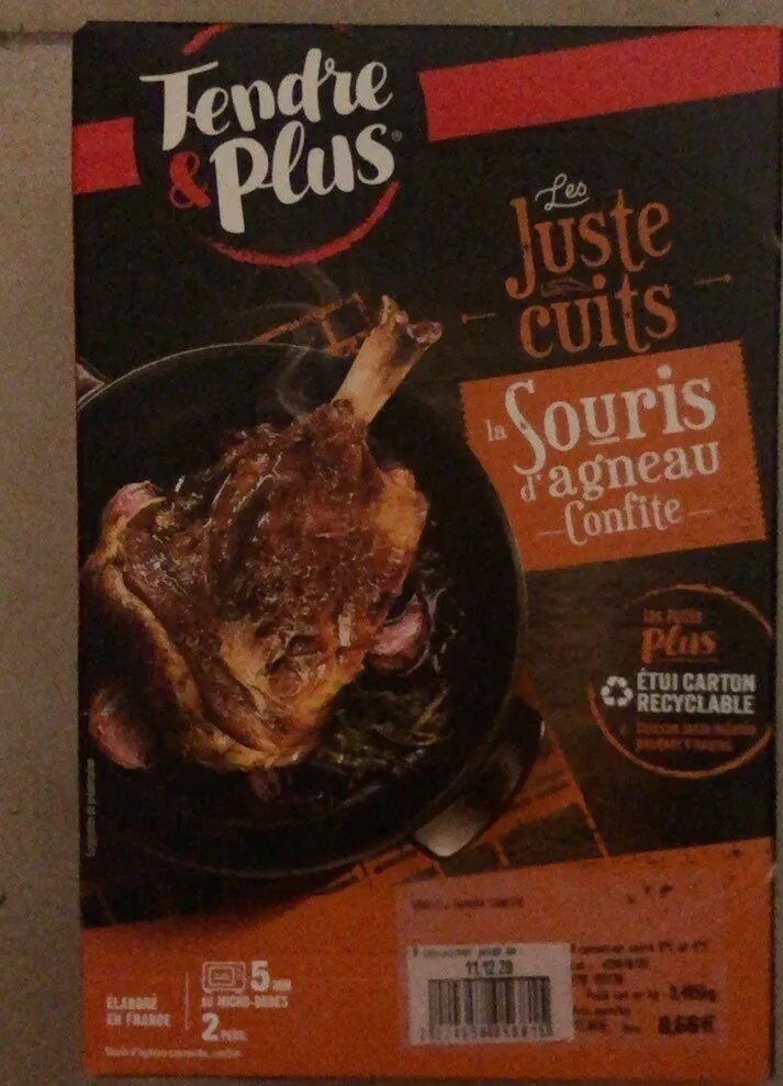 La souris D’agneau confite