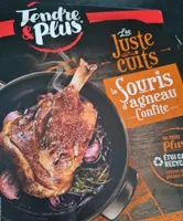 Les juste cuits, la souris d'agneau confite
