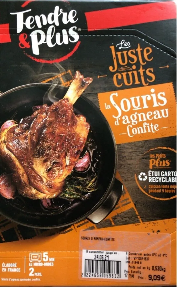 Souris d’agneau confite