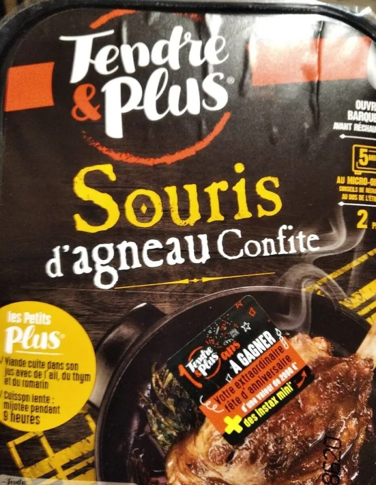 Souris d'agneau confite
