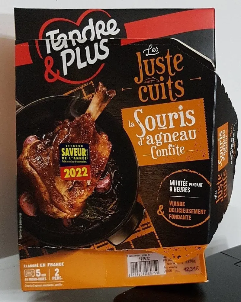La souris d agneau confite