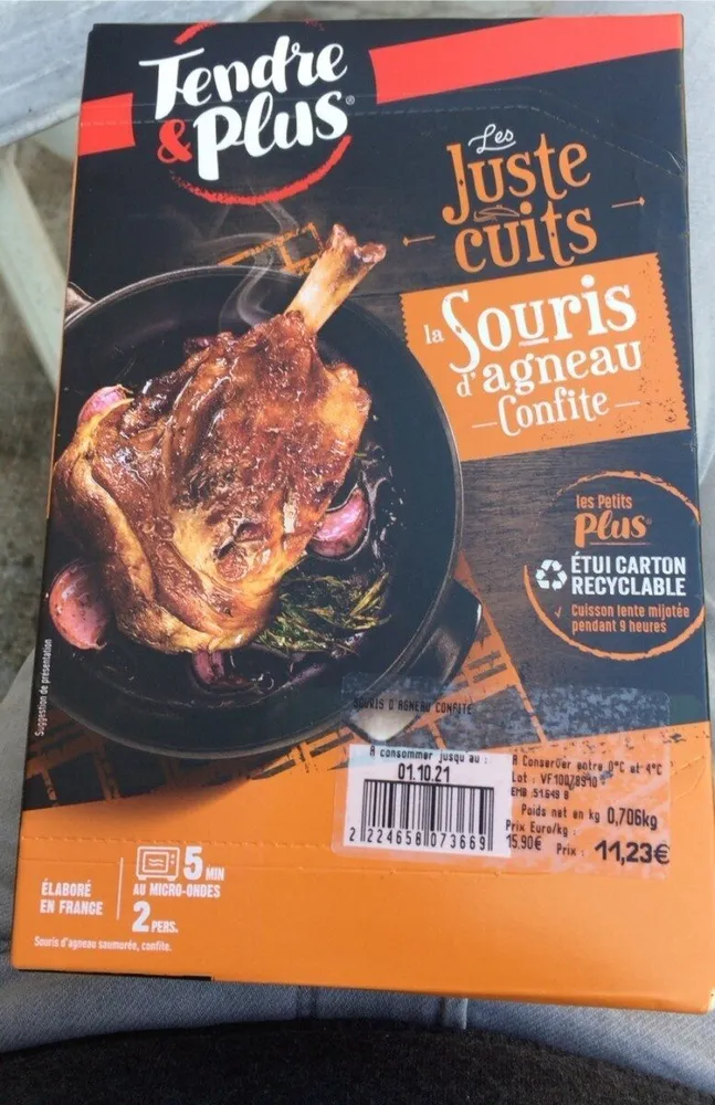 La souris d’agneau confite
