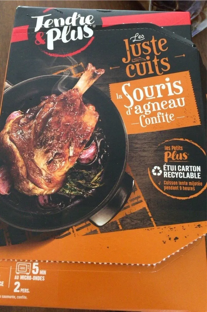 La souris d’agneau confite