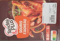 Souris d'agneau confite avec os