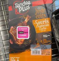 La souris d’agneau confite avec os