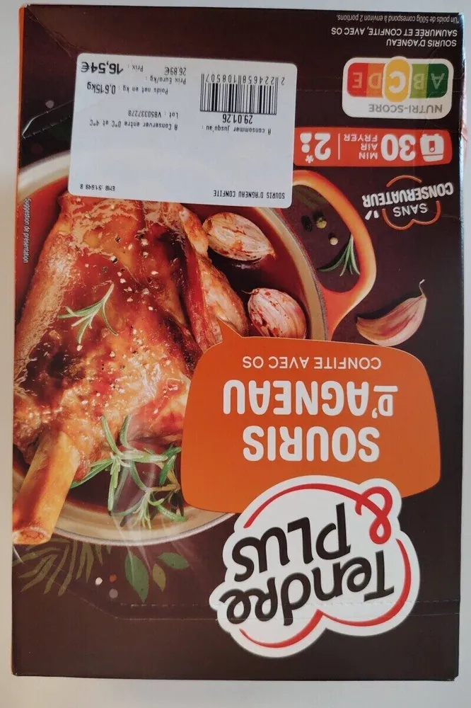 SOURIS D'AGNEAU CONFIT