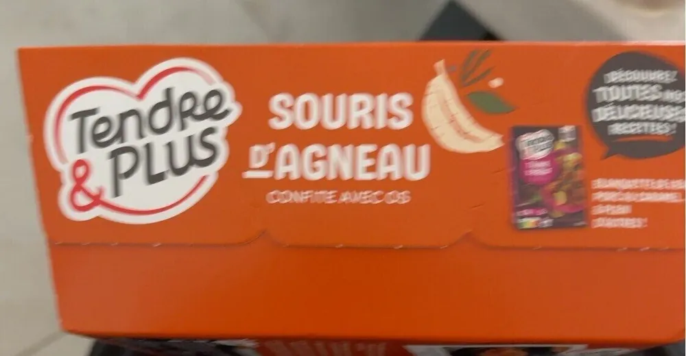 Souris d agneau confite avec os