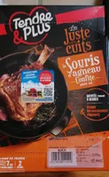 La souris d'agneau confite avec os