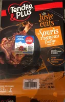 La souris d’agneau confite avec os