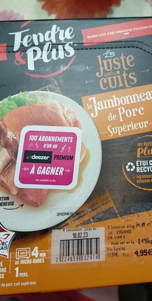 Jambonneau de porc supérieur