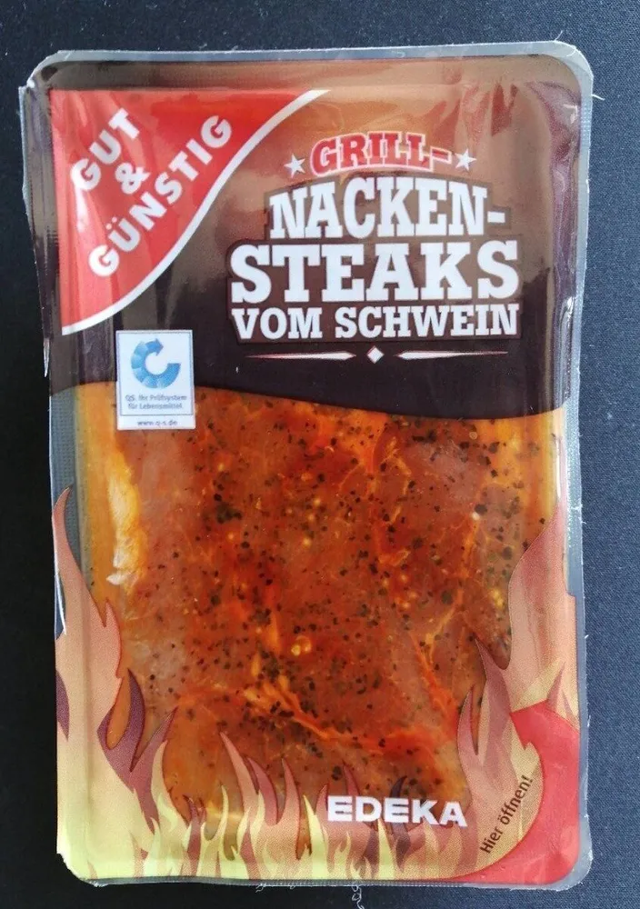 Nackensteaks vom Schwein