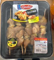 Brochette de poulet thym citron facon bouchere