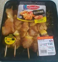 Brochettes de poulet thym citron