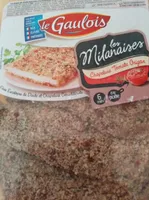 Escalopes de dinde marinées à la milanaise tomate origan