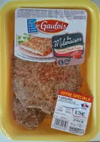 4 escalopes de dinde milanaises