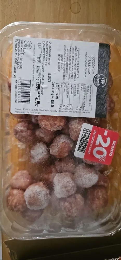Bocconcini Di Salsiccia