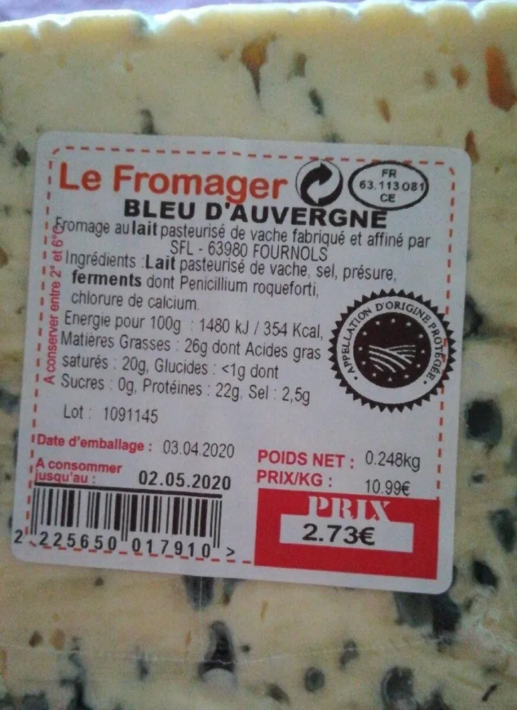 Bleu d'Auvergne
