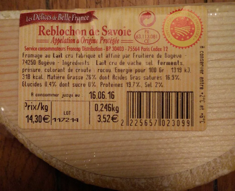 Reblochon de Savoie