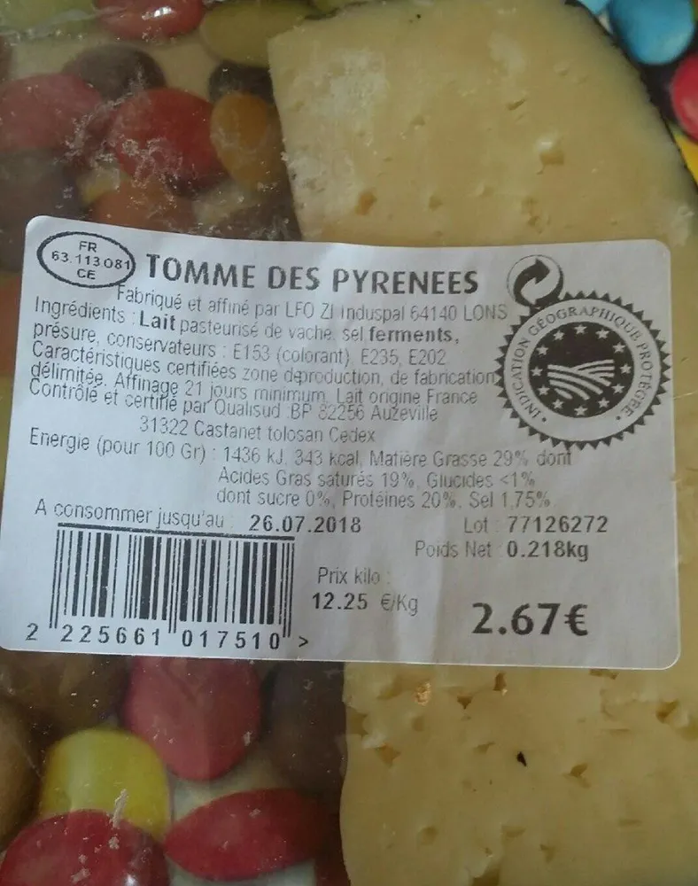 Tomme des Pyrénées
