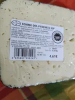 Tomme des Pyrénées IGP