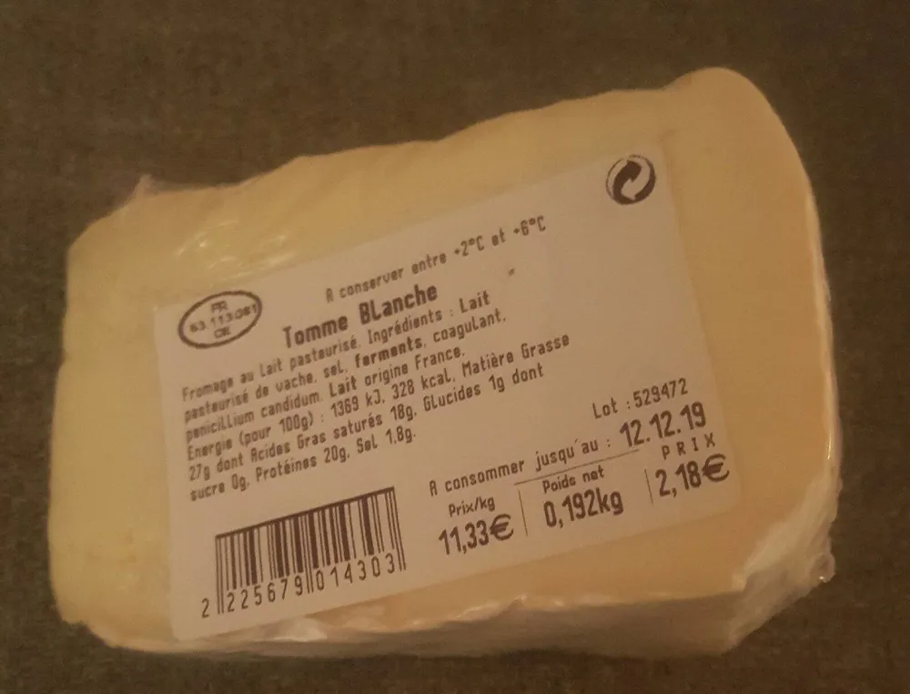 Tomme Blanche
