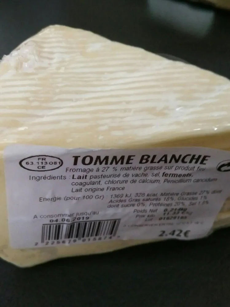 Tomme blanche