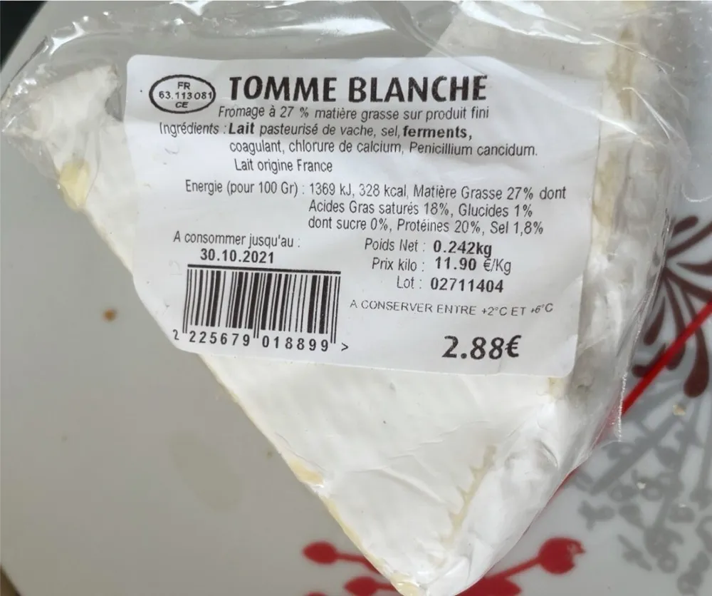 Tomme blanche