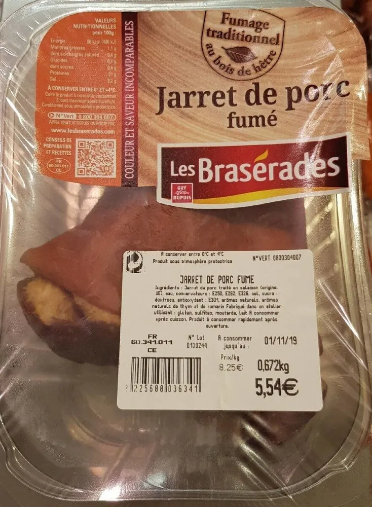Jarret de porc fumé