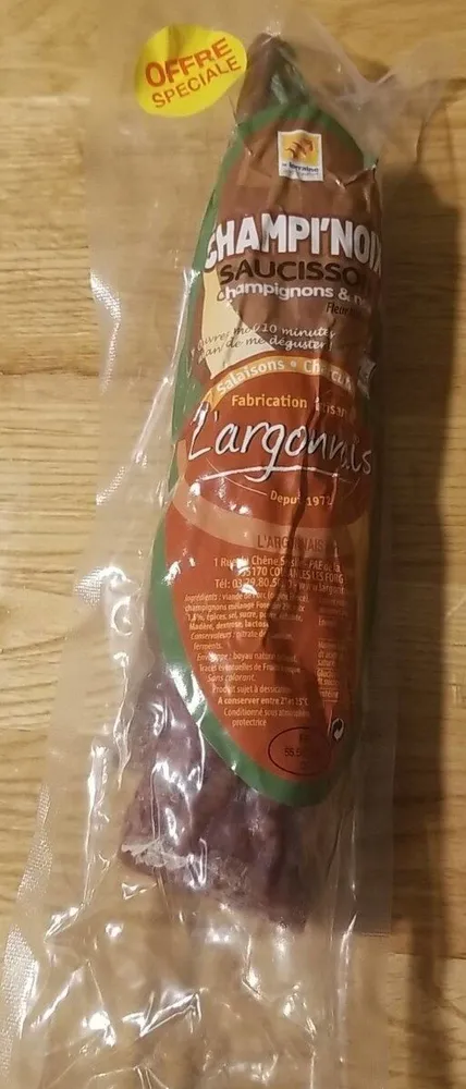 Champi'noix saucisson