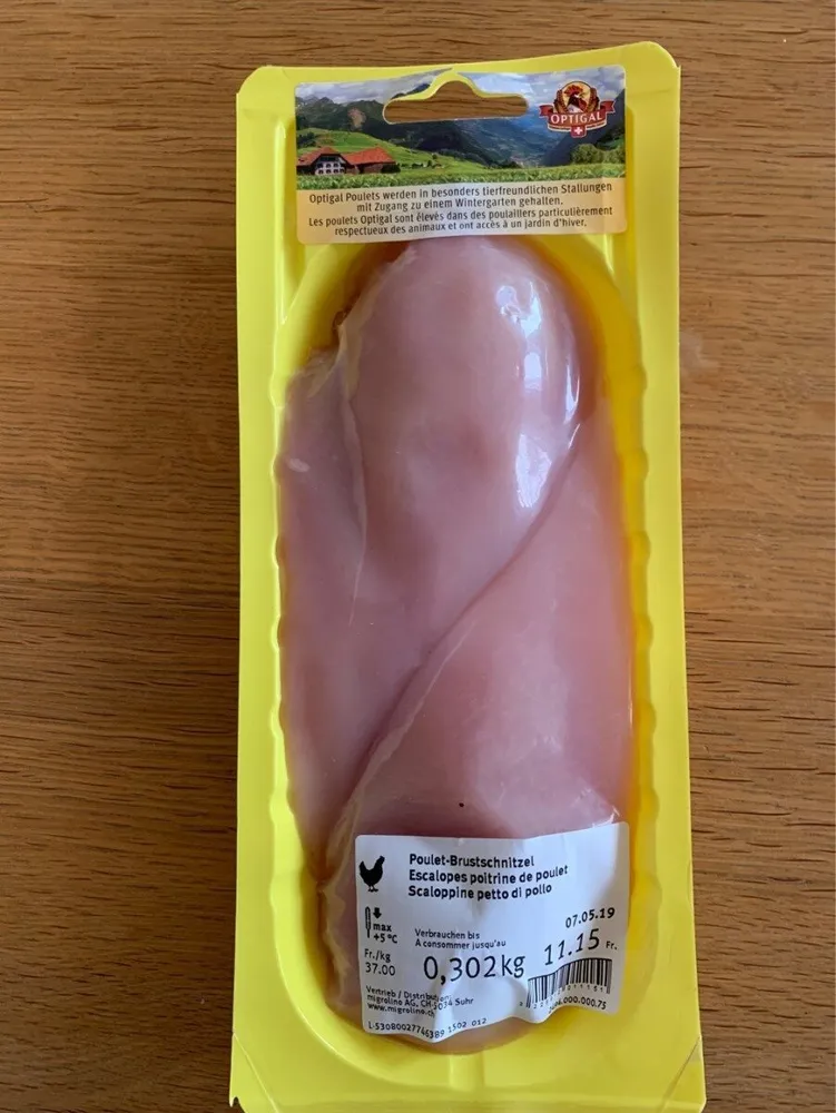 Poulet escalope