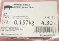 Jambon de derrière