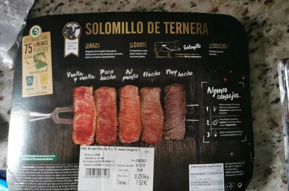 Solomillo de ternera