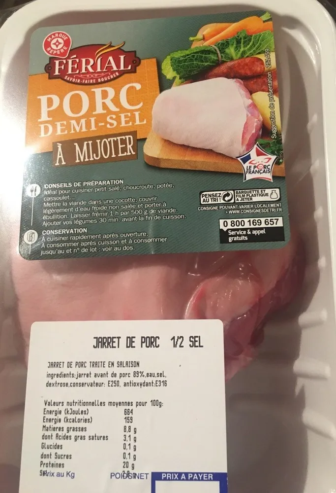Porc demi sel