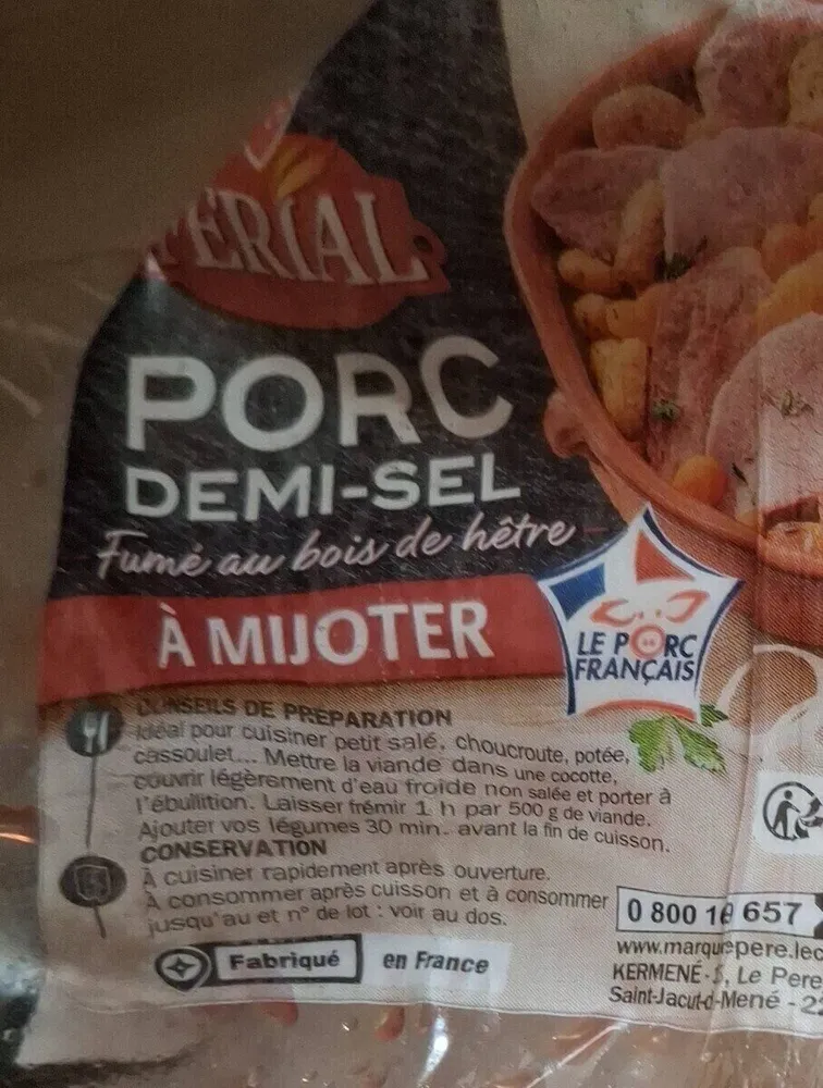 Jarret de porc fume