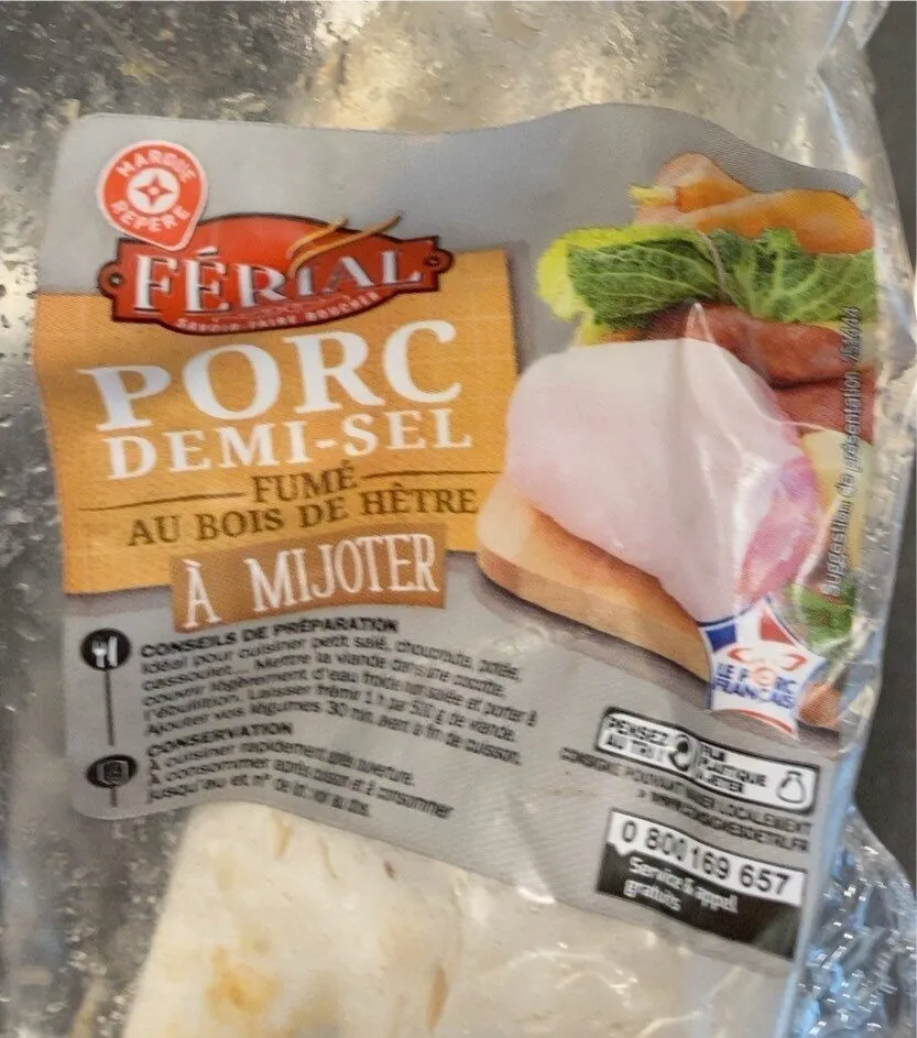 Poitrine de porc fumée VPF