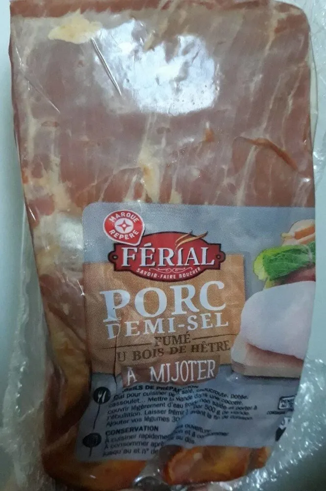 Poitrine de Porc fumée
