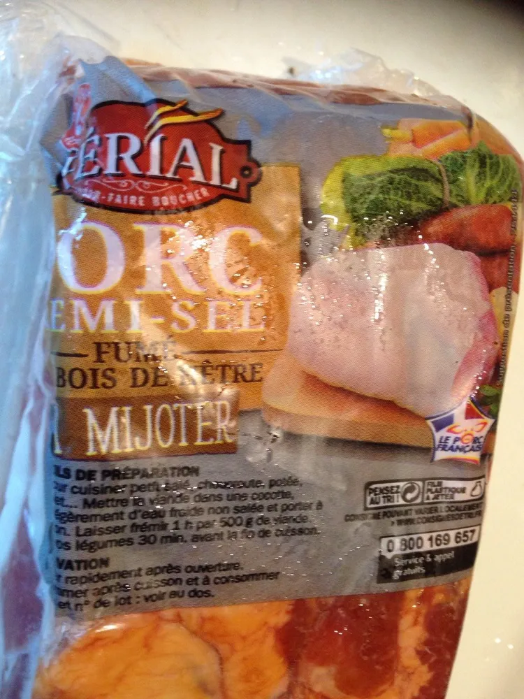 Porc demi-sel à mijoter