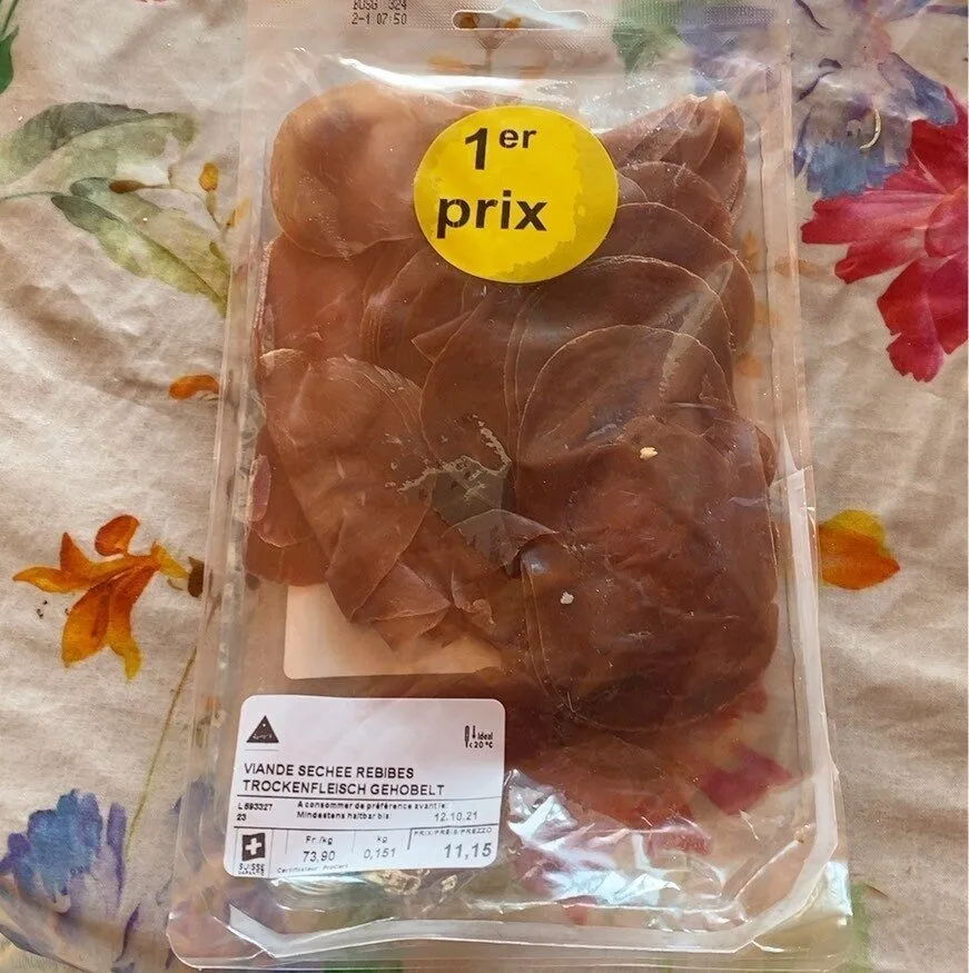 Viande sechee rebibes