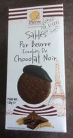 Sablés pur Beurre enrobé de Chocolat noir