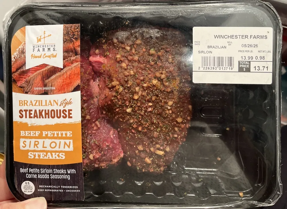 Brazilian Style Beef Petite Sirloin Steaks