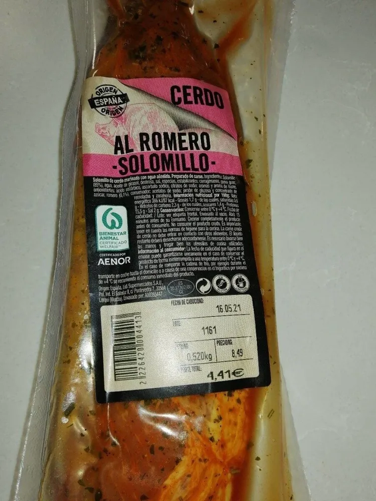Soomio de cerdo al romero